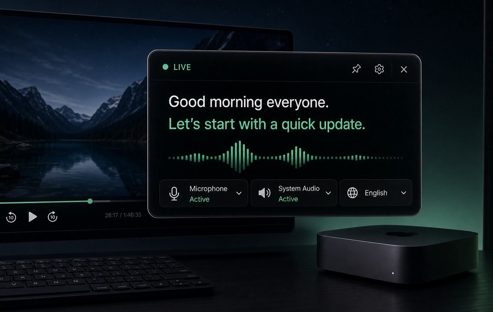VoxSub caption interface